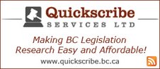 Quickscribe Online offers fast & easy access to the most current BC law. Arrange a demonstration today!